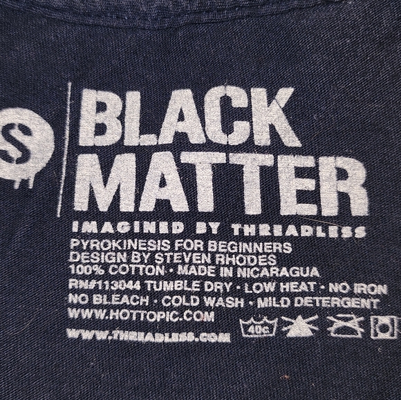 Black Matter | Pyrokinesis For Beginners Tshirt - Picture 5 of 5